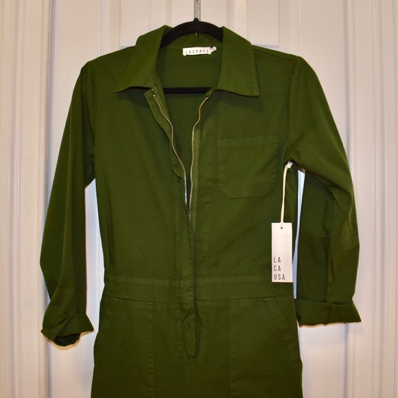 LACAUSA Pheonix Jumpsuit in Absynthe - Picture 3 of 4